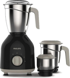 PHILIPS by Phlips Daily Collection 750 W Mixer Grinder(HL7756/01 | 3 Jars | Black)
