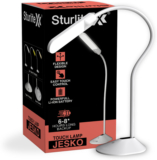 Sturlite Jesko 6W Rechargeable LED|(3 in 1) Color Changing Light Table Lamp(60 cm, White)