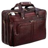 RICHSIGN LEATHER ACCESSORIES Office Briefcase Laptop Messenger & Shoulder Leather Bags for Men 15.6 Inch Cross Body (Brown 1)