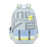 Skybags Zenith Pro Polyester 42 Liters 3 Compartments Suspension Shoulder Straps Laptop Raincover Secret Pocket Light Grey For Boys And Girls