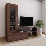 Home Centre | Helios Isla | Engineered Wood | TV Consoles | Brown | 1 Year Warranty