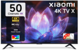 XIAOMI 125 cm (50 inch) Ultra HD (4K) LED Smart Google TV with Dolby Vision | HDR 10 | 30W Dolby Audio | Xiaomi Sound | Film-maker Mode | 120 Hz Game Booster | Mi TV(L50MB-AIN)