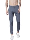 Highlander Men Powder Blue Chinos Crop Fit Trousers