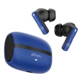 pTron Bassbuds Blaze in-Ear TWS Earbuds w/ 13mm Drivers, 50Hrs Playtime, AI-ENC Clear Calls, Bluetooth V5.4 Wireless Headphones, Touch Control, Voice Assistant, Type C Charging & IPX5 (Berry)