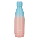 Amazon Brand – Solimo Stainless Steel Insulated Cola Dual Colour Bottle (500ml) | Superior Durability | 100% Food-Safe | Leak Proof | BPA-Free Cap (Blue & Pink)