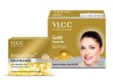 VLCC Gold Facial Kit (60 g) with Free Gold Bleach, 30 g