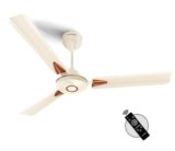 LONGWAY Aero 1200 mm BLDC Ceiling Fan with Remote Control | BEE 5 Star Rated Energy Efficient | Ultra High Speed 3 Blade Anti-Dust Decorative Ceiling Fan | 3 Years Warranty (Ivory, Pack of 1)