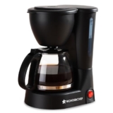 Wonderchef Swift Brew Coffee Machine for Home | 650W | Brew 6 Cups at a Time | Anti-Drip System | Keep Warm Plate | Borosilicate Glass Carafe | Compact Design | 2-Year Warranty