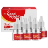Good knight Flash Liquid Vaporiser – Pack of 6 (45ml each) | 2x Faster Than Before | Mosquito Repellent Refill | India’s Most Powerful Liquid Vaporizer