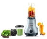 ACTIVA Easy Mix Nutri Mixer Grinder 2 Jars 500W 22000 RPM Motor Speed for Smoothies, Chutney & Shakes, Shock Proof ABS Body, Nano Grinding Technology, 2 Years Warranty