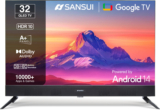 Sansui 80 cm (32 inch) QLED HD Ready Smart Google TV with �HDR10| Dolby Audio| Built-in Soundbar| Filmmaker Mode| 60Hz Refresh(JSS32GSQLED)