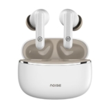 Noise Aura Buds in Ear Truly Wireless Earbuds with 60H of Playtime, Quad Mic with ENC, Dual Device Pairing, Instacharge(10 Min=150 Min),12Mm Polymer Composite Driver,BT V5.3(Aura White)
