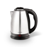 Crompton Insta Delite 1.8L SS Electric Kettle with 1500W power | Stainless steel body | Soft grip handle | LED indicator | 360-degree swivel base | Auto shut-off | Dry Boil Protection