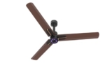 Polycab Wizzy Neo LED 2.0 1200mm BLDC Ceiling Fan with remote |BEE 5 Star Rated, Higher Air Delivery|LED Indicator,Reverse,Sleep and Breeze Mode,Free Installation |3 Years Warranty (Matt Brown Copper)