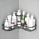 Homeor Multipurpose Self Adhesive Corner Shelf for Bathroom/Kitchen