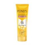 POND’S Serum boost sunscreen For All skin types prevent and fade dark patches with the power of SPF 55 and NIACINAMIDE-C Serum 100g