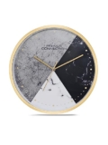 French Connection Elegant Analog Tricolour Dotted Round Wall Clock – Size: 12 Inches – FCWC15-A