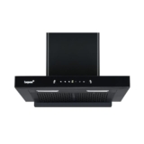 Livpure Fenix 60 Cm 1400 m3/hr T-Shape | Filterless Auto Clean Kitchen Chimney with Oil collector |10 Year Warranty On Motor (2 Year Comprehensive) by Livpure, (Touch & Gesture Control, Black)