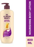 BAJAJ Almond Drops Nourishing Body Lotion with Almond Butter, 72 Hr Moisture Retention(400 ml)