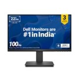 Dell SE2225HM 21.5″/54.6cm FHD, 100Hz Refresh, VA Panel, 5ms Response, Tilt Adjust, 3000:1 Contrast, 250 cd/m2, Ports: HDMI, DP 1.2, VGA, TÜV Rheinland 3-Star Eye Comfort, Ultra-Thin bezels Monitor