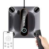 ROBOLTA Intelligent Automatic Window Glass Cleaning Robot, 6500Pa Suction Smart Cleaner, 4-Way Nano Mist Spray, Edge-to-Edge Coverage, Smart Path & Stain Detection, Auto Return & Remote Control