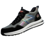 Bravo Men’s Black Athletic Sneakers | Lightweight Water-Repellent Shoes for Running, Hiking 07