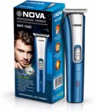 NOVA NHT 1042 USB Trimmer 60 min  Runtime 5 Length Settings(Blue, Silver)