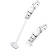 Lufjika Multifunction Handheld Vacuum Cleaner, 13000 Pa Powerful Suction, Rechargeable Battery, Low Noise, Vacuum Cleaner Perfect for Hard Floor, Carpet, Pet Hair, Home, Office, Car (White) (A1)