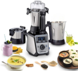 Hamilton Beach 58770-IN 1400 W Juicer Mixer Grinder(58770-IN | 3 Jars | Black and Steel)