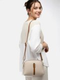Mast & Harbour Clear Sling Bag Symbol Premium Tote crafted from Imported PU | Stylish |
