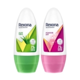 : Rexona Women Underarm Roll-On Deodorant Combo of 2 | Aloe Vera (50 ML) and Powder Dry Roll-On (50 ML) | Long-Lasting 72 Hours Odour Protection | 0% Alcohol