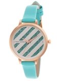 French Connection Women’s Tresor Analog Watch Blue Strap-FCN00022D