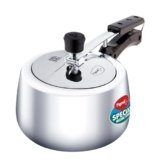 Pigeon by Stove Kraft 3 Litre Special Plus Aluminium Inner Lid Induction Base Pressure Cooker (Silver) BIS Certified