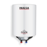 Inalsa FVSTR M Series 10-L 5 Star Rates Storage Water Heater (Geyser) With Advanced 3 Level Safety|Smart Energy Management|8 Bar Pressure|3 Yr Warranty On Elements & 2 Yr On Product, White