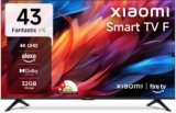 XIAOMI F Series 108 cm (43 inch) Ultra HD (4K) LED Smart Fire TV with Dolby Audio | Box Speakers | Alexa | 32GB Storage | Filmmaker Mode| Mi TV(L43MB-FIN)