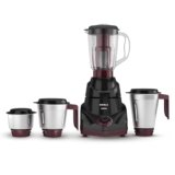 Havells Prisma 750 W 4 Jar Mixer Grinder| 3 Speed With Pulse Function| Air Vent Technology| Stainless Steel Blades| Wider Mouth Jars| Overload Protecton| 2-Year Product Warranty (Black)
