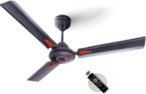 Longway Aero-3B-P1 with 5 Year Warranty BLDC Motor with Remote 1200 mm Ceiling Fan(5 Star | Brown Smoked | Pack of 1)
