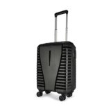 Aristocrat Airpro 8-Wheel Cabin Size Hard Case Trolley Bag, Jet Black