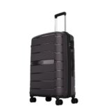 Aristocrat Liberty 8-Wheel Medium Size Hard Case Trolley Bag, Saddle Brown