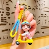 Das Palace Cute Cartoon Character Silicone Keychain for Girls & Kids