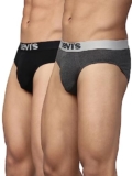 Levi’s 017 Brief for Men with Contoured Double Pouch, Tag Free Comfort & Smartskin Technology (Multicolor – Pack of 2)