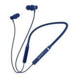 pTron Tangentbeat in Ear Bluetooth Wireless Headphones with Mic, Punchy Bass, 10mm Drivers, Clear Calls, Dual Pairing, Fast Charging, Magnetic Buds, Voice Assist & IPX4 Wireless Neckband (Navy)