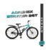 Adrenex Stryker 24T | 85% Pre-Assembled 24 T (inch) Mountain Cycle(Single Speed, Blue, Rigid)