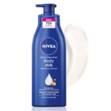 NIVEA Nourishing Body Milk 400ml Body Lotion with Hyaluronic Acid | 72Hr Hydration | Deep Moisture Care for Very Dry Skin | Enriched with Almond Oil | Smooth, Radiant & Healthy Looking Skin Care