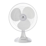 Havells Sameera 400mm Table Fan | Jerk free oscillation, 120 ribs guard, 3 Speed Settings, 1360 RPM Powerful Motor | Aerodynamically designed & balanced PP blades, 2 Year Warranty | (Pack of 1, White)