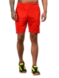 Vector X OMS-158 Mens Solid Pattern Regular Dry Fit Athletic, Running, Gym, Outdoor, Workout Training Light Weight Sports Active Shorts (Red, XL)