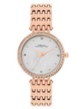 French Connection Ethereal Silver Round Dial Womens Analogue Watch FCN075SRGM