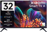 XIAOMI A 80 cm (32 inch) HD Ready LED Smart Google TV with 200+ Free Channels | HDR 10 | Dolby Audio | Premium Metal Bezel-less Design | DTS X | DTS Virtual: X | Mi TV(L32MB-AIN)
