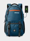 WROGN with Port and Rain Cover 40 L Laptop Backpack(Blue)