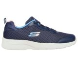 Skechers Womens Dynamight 2.0 Navy Blue Casual Lace Up Shoe